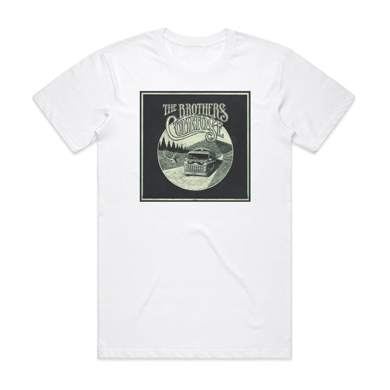 The Brothers Comatose Respect The Van T-Shirt White