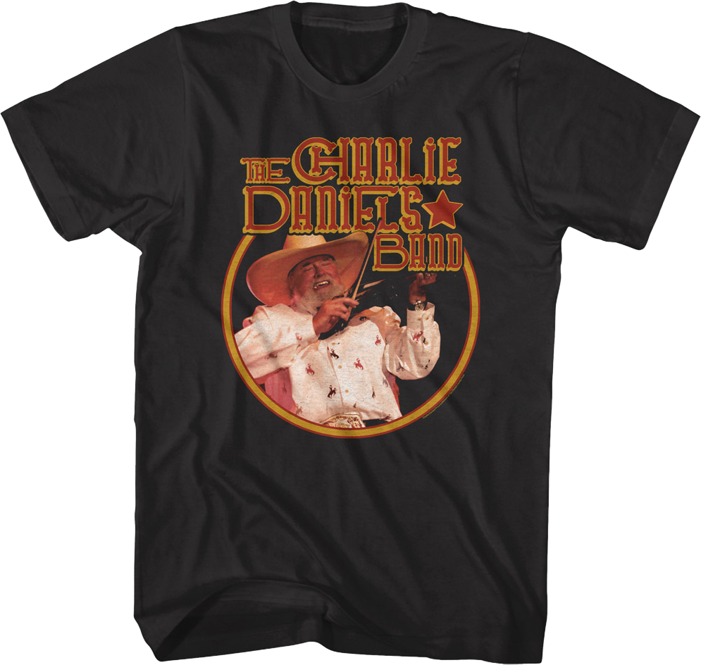 Retro Circle Charlie Daniels Band T-Shirt