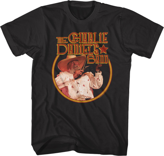 Retro Circle Charlie Daniels Band T-Shirt