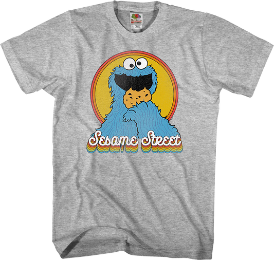 Retro Cookie Monster Sesame Street T-Shirt