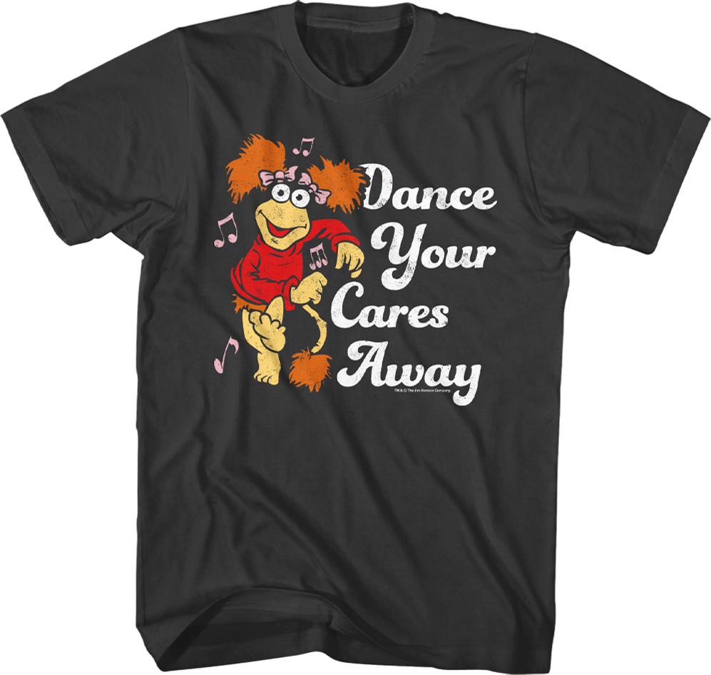 Retro Dance Your Cares Away Fraggle Rock T-Shirt