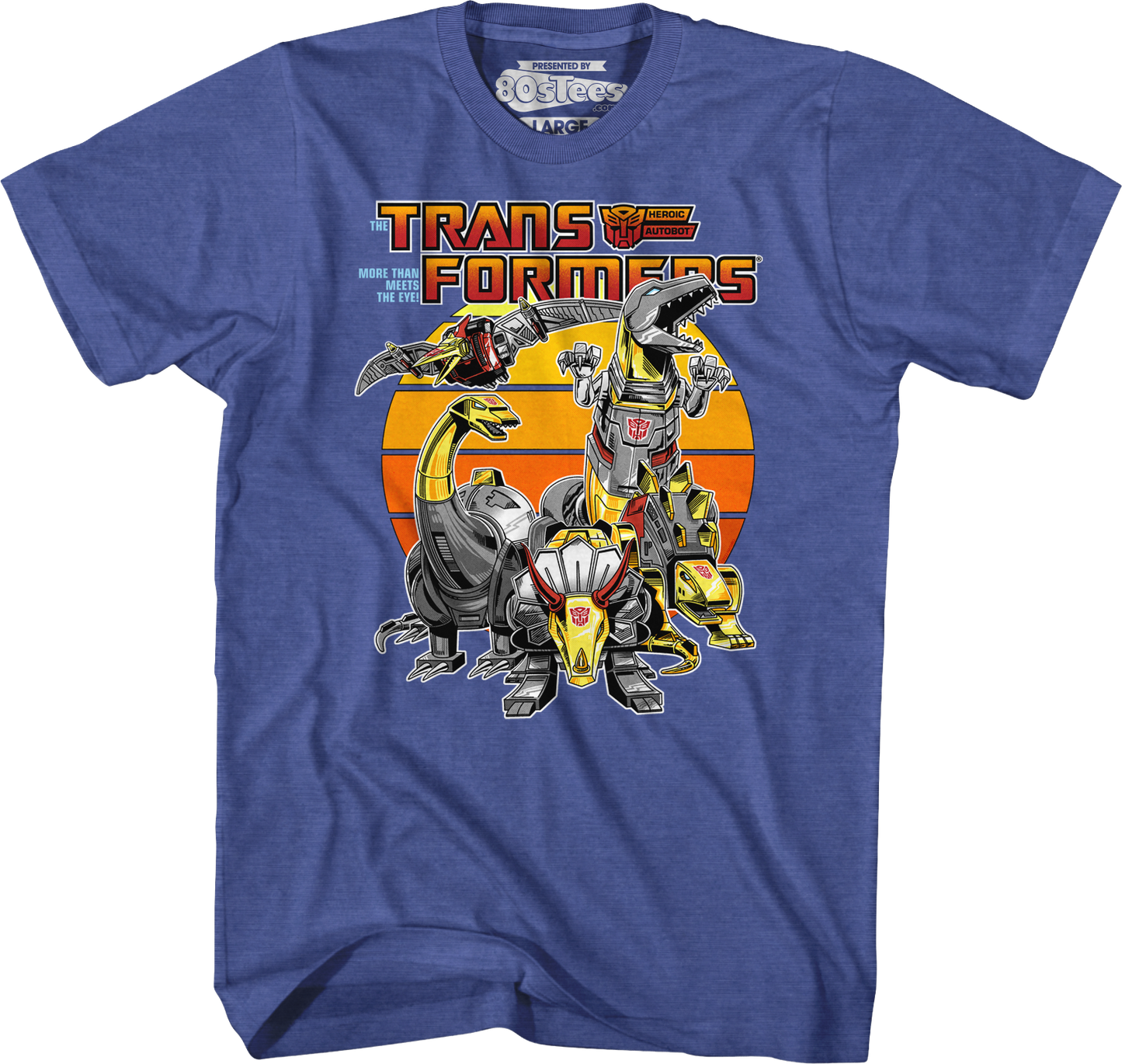Retro Dinobots Transformers T-Shirt