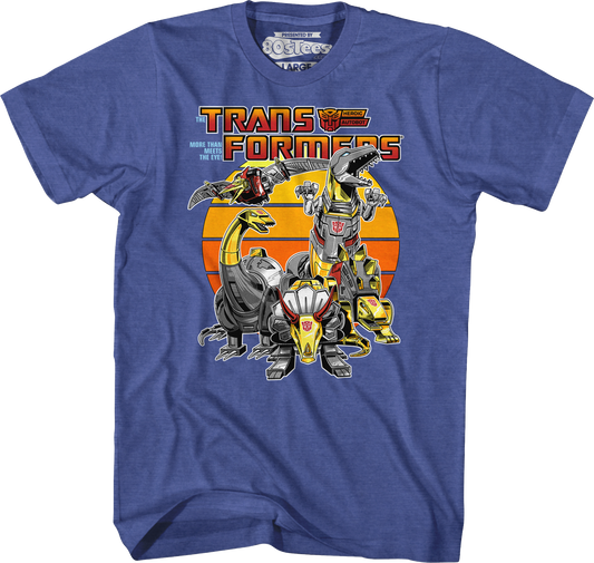 Retro Dinobots Transformers T-Shirt