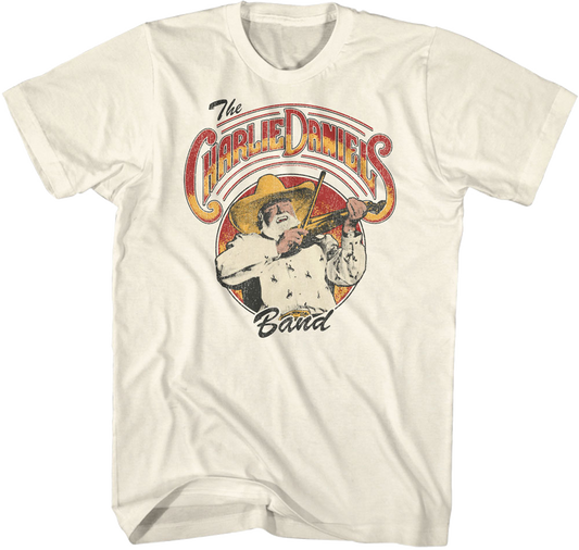Retro Fiddle Photo Charlie Daniels Band T-Shirt