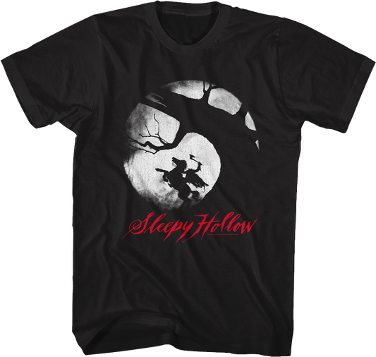Retro Headless Horseman Silhouette Sleepy Hollow T-Shirt