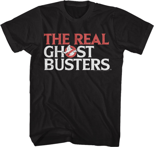 Retro Logo Real Ghostbusters T-Shirt