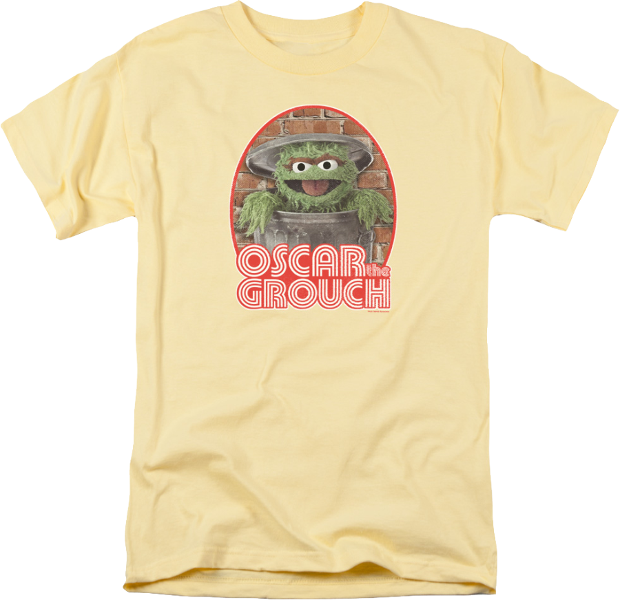 Retro Oscar The Grouch Sesame Street Shirt