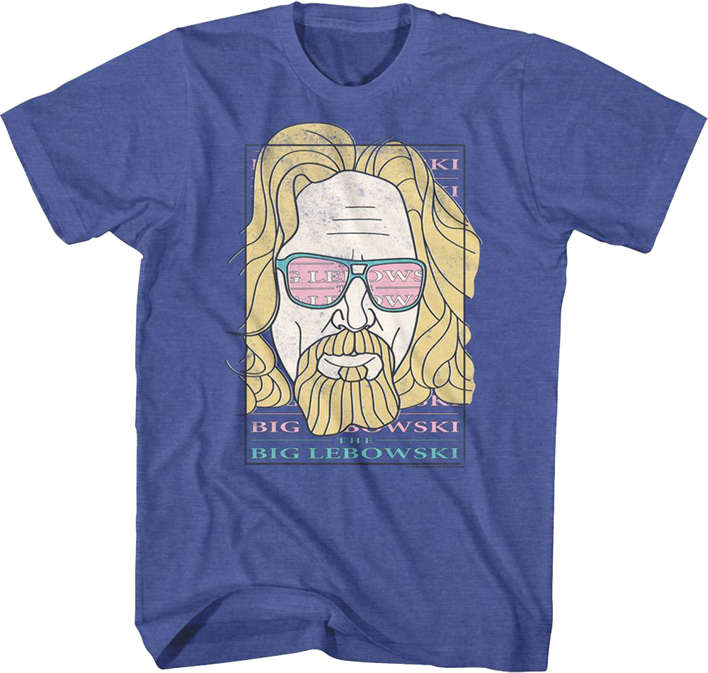 Retro The Dude Big Lebowski T-Shirt