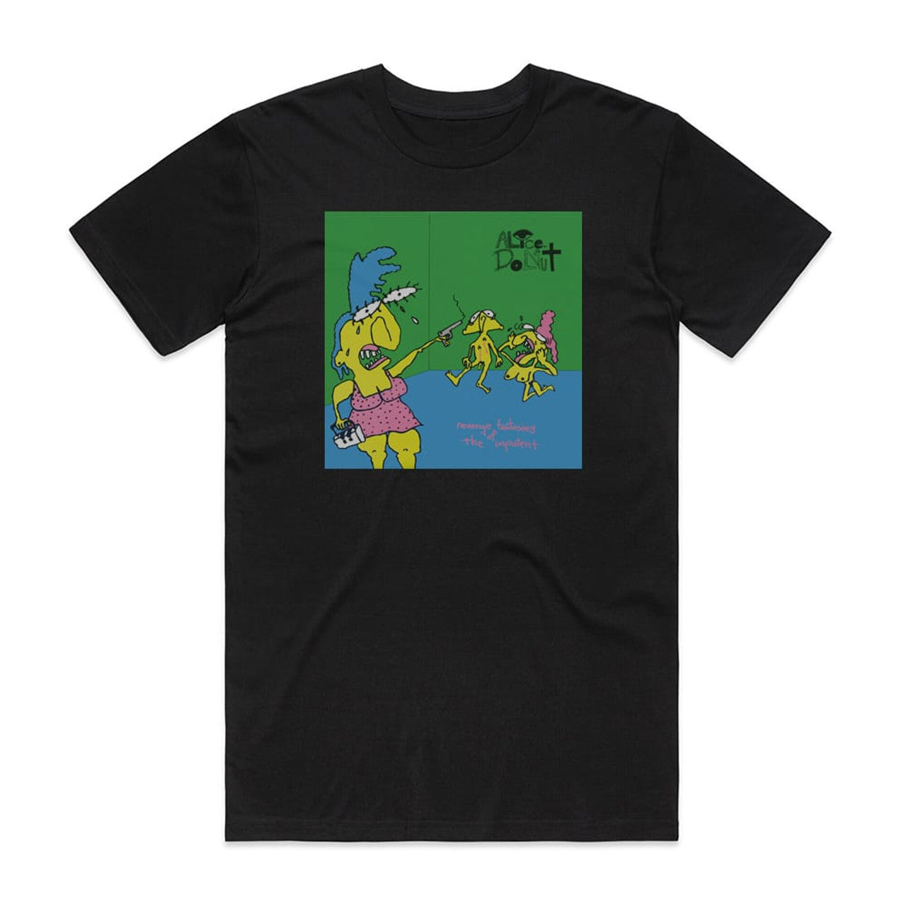 Alice Donut Revenge Fantasies Of The Impotent T-Shirt Black