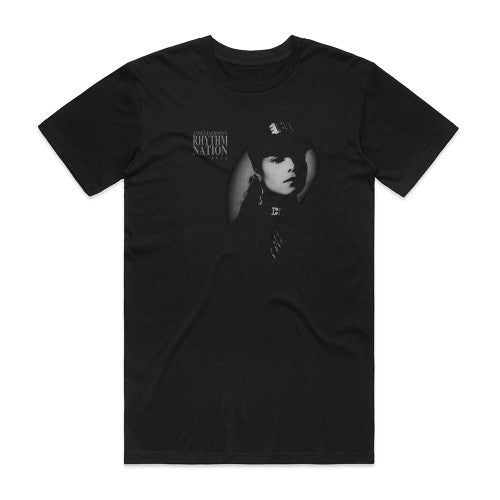 Janet Jackson Rhythm Nation 1814 Album Cover T-Shirt Black