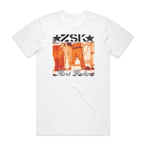 ZSK Riot Radio Album Cover T-Shirt White