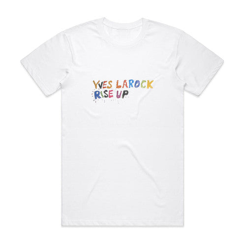 Yves Larock Rise Up 1 Album Cover T-Shirt White