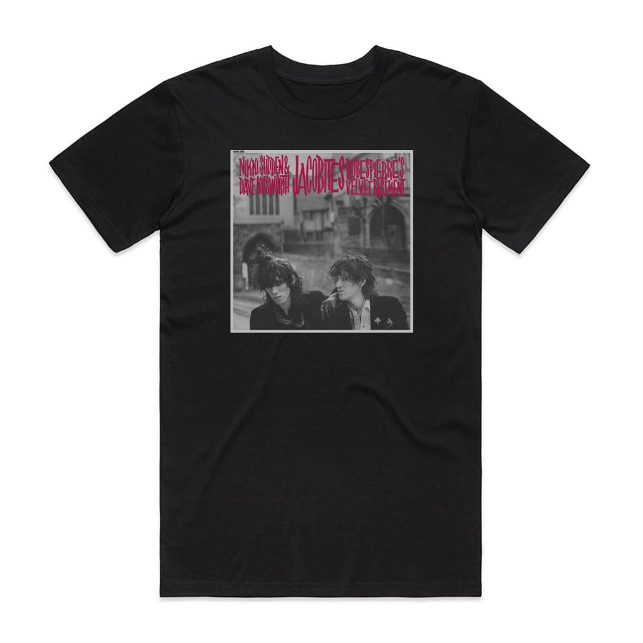 The Jacobites Robespierres Velvet Basement T-Shirt Black