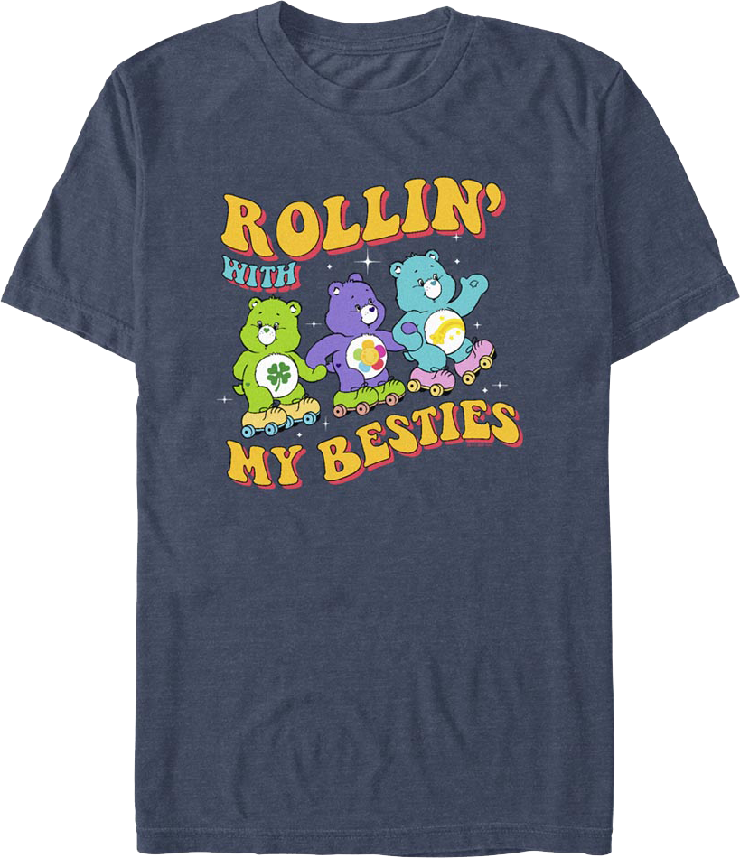 Rollin' With My Besties Care Bears T-Shirt