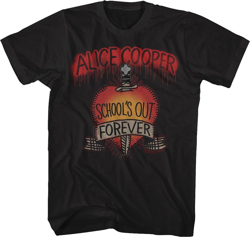 School's Out Forever Alice Cooper T-Shirt