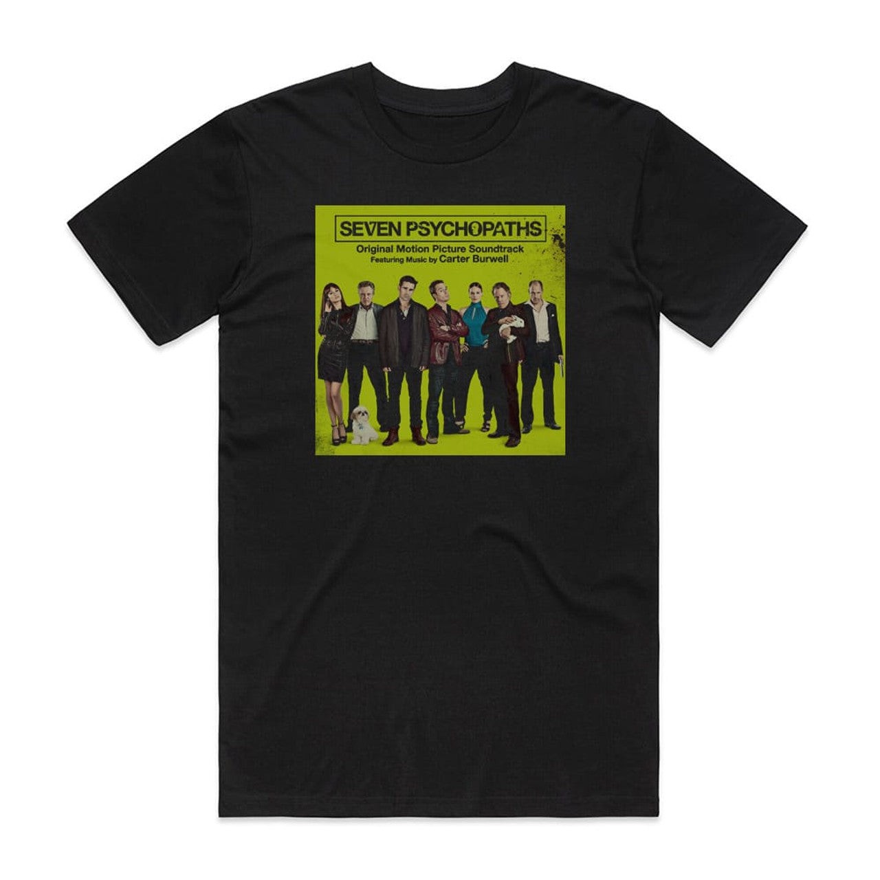 Carter Burwell Seven Psychopaths T-Shirt Black