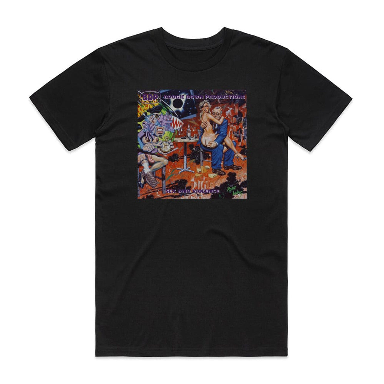 Boogie Down Productions Sex And Violence T-Shirt Black
