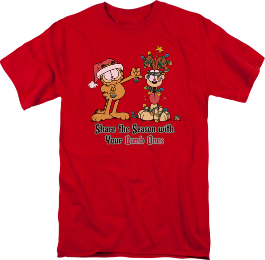 Share The Season With Your Dumb Ones Garfield T-Shirt