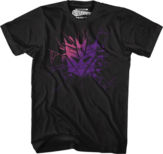 Shattered Glass Decepticons Logo Transformers T-Shirt