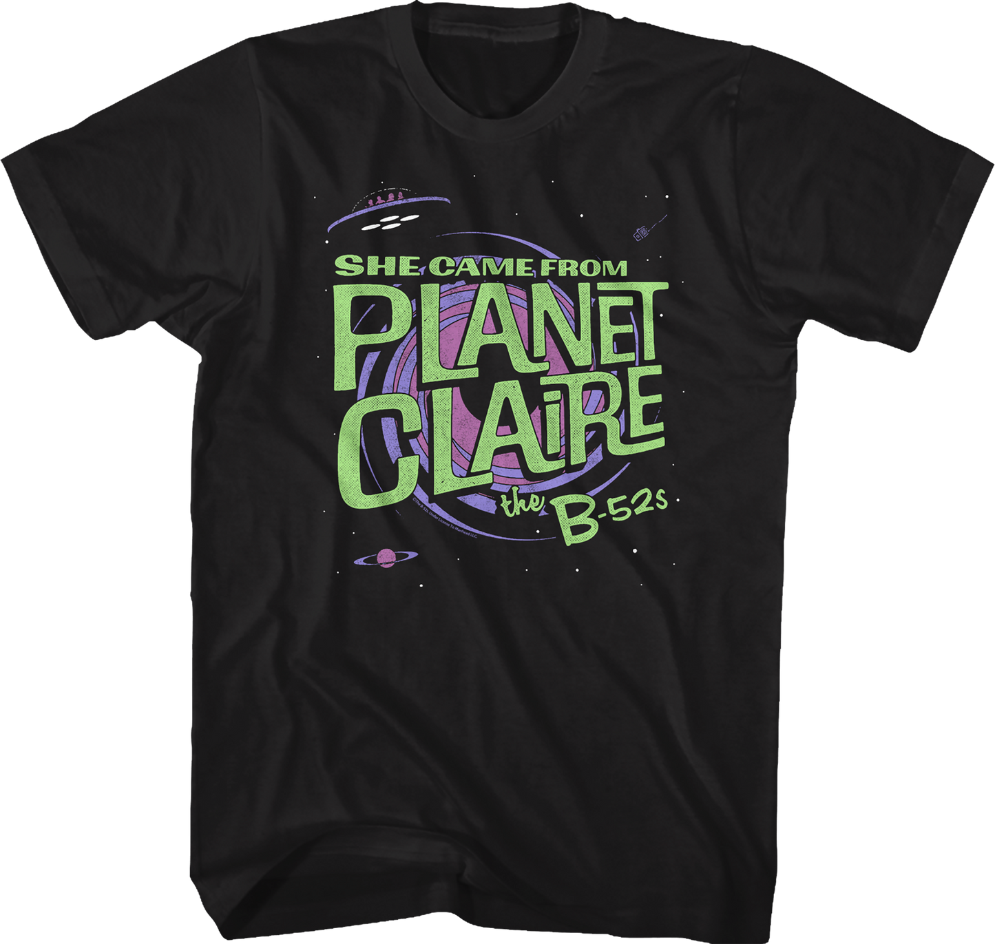 She Came From Planet Claire B-52s T-Shirt