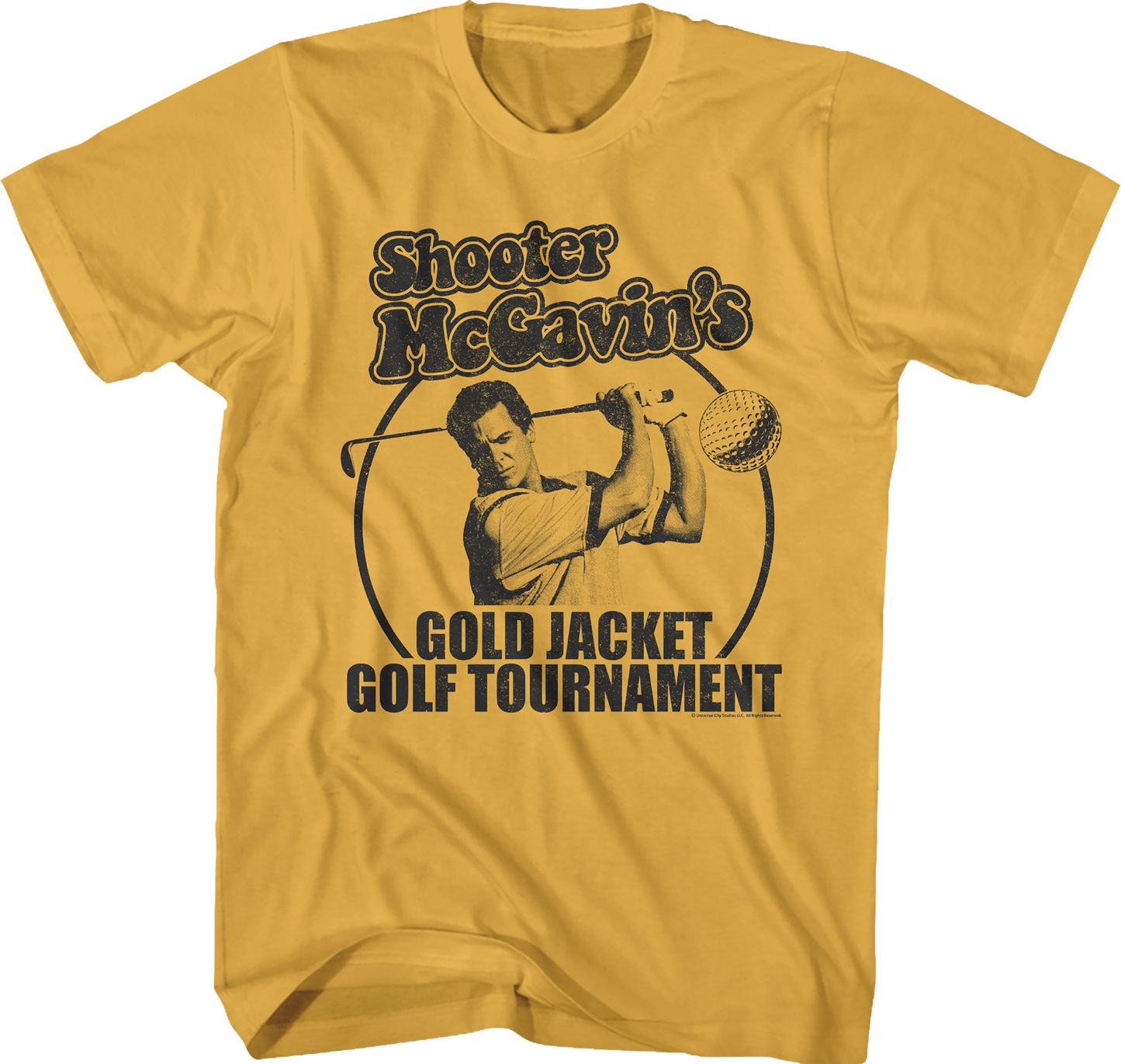 Shooter McGavin's Gold Jacket Golf Tournament Happy Gilmore T-Shirt