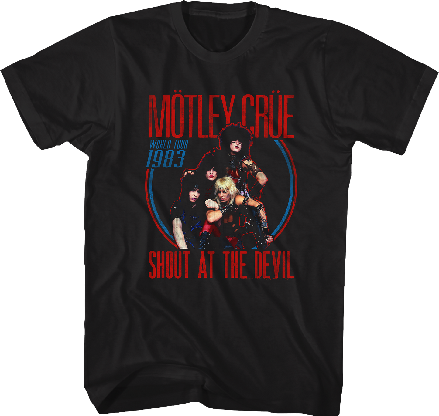 Shout At The Devil World Tour 1983 Motley Crue T-Shirt