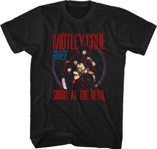 Shout At The Devil World Tour 1983 Motley Crue T-Shirt