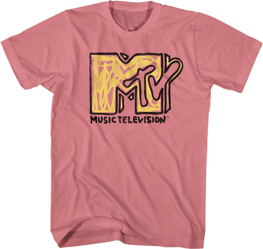 Sketch Logo MTV Shirt