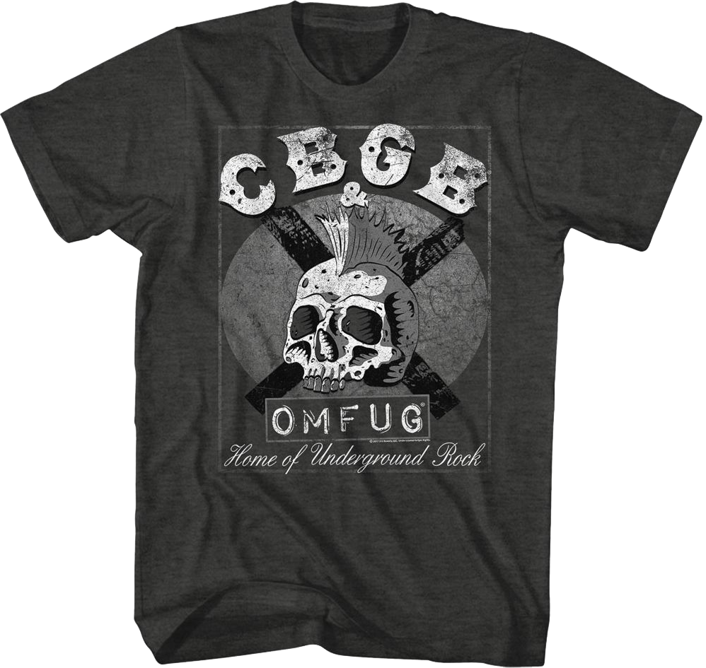 Skull Mohawk CBGB T-Shirt