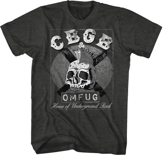 Skull Mohawk CBGB T-Shirt