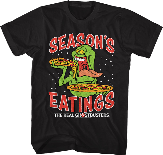 Slimer Season's Eatings Real Ghostbusters T-Shirt