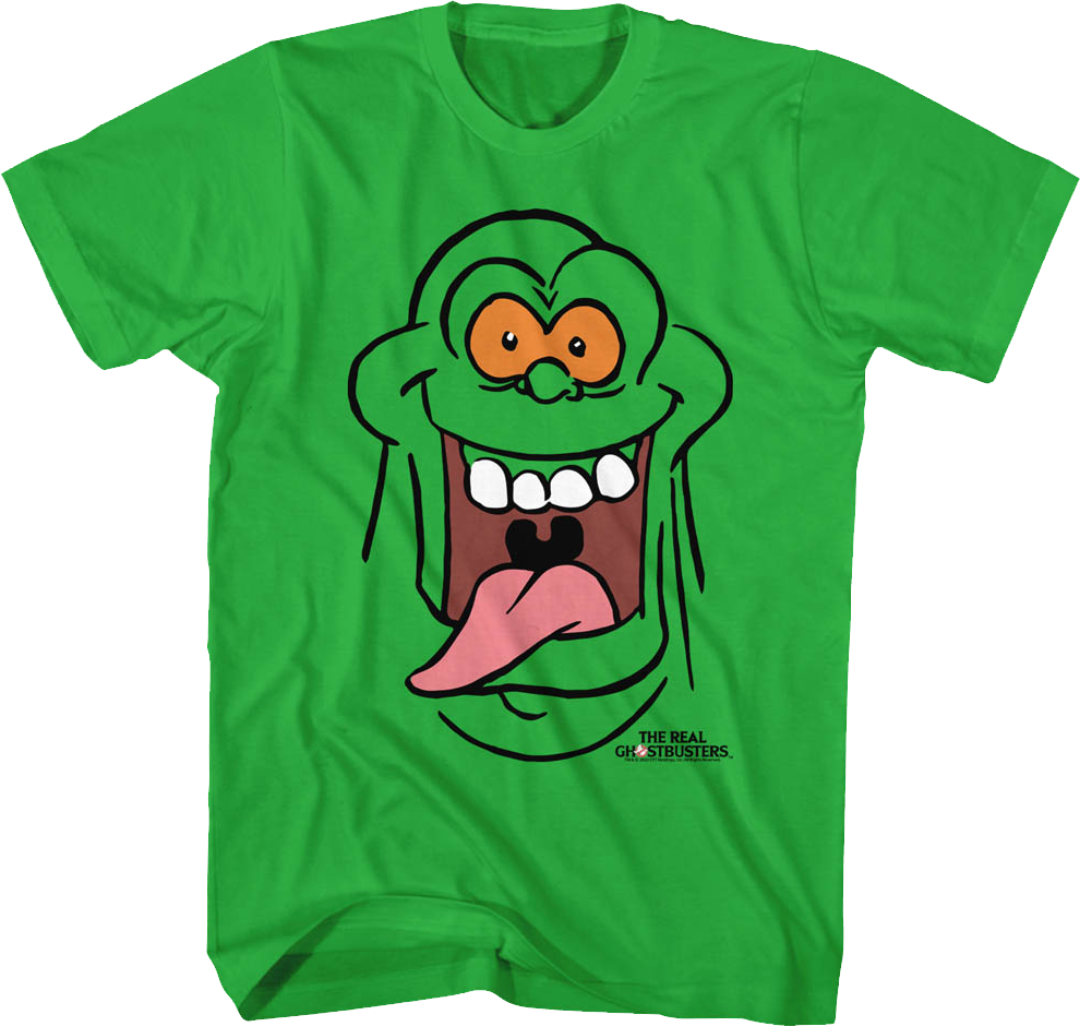 Slimer's Face Real Ghostbusters T-Shirt