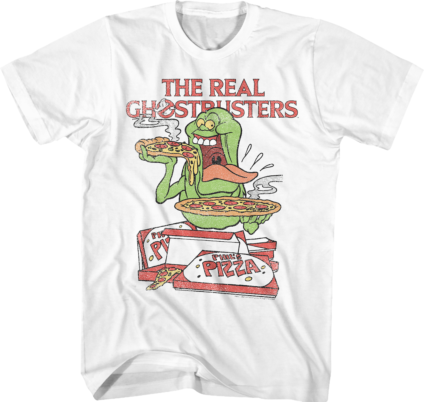 Slimer's Pizza Real Ghostbusters T-Shirt