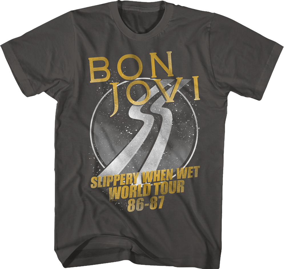 Slippery When Wet World Tour Bon Jovi T-Shirt