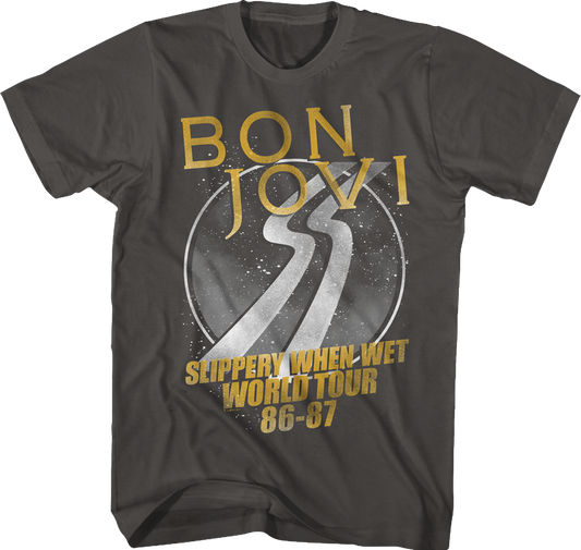 Slippery When Wet World Tour Bon Jovi T-Shirt