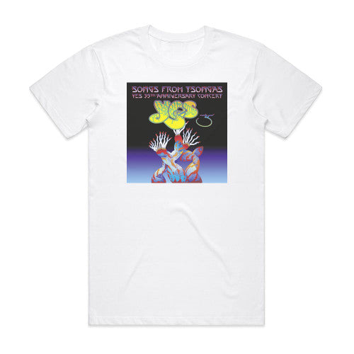 Yes Songs From Tsongas 35Th Anniversary Concert Album Cover T-Shirt White