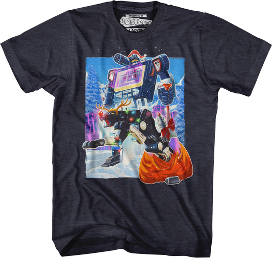 Soundwave Santa Claus Transformers T-Shirt