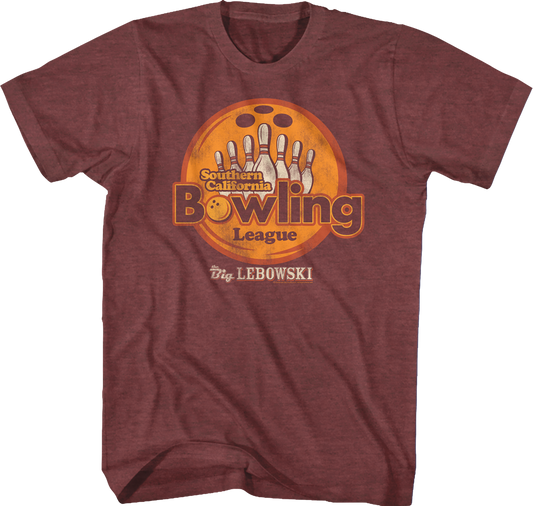 Southern California Bowling League Big Lebowski T-Shirt