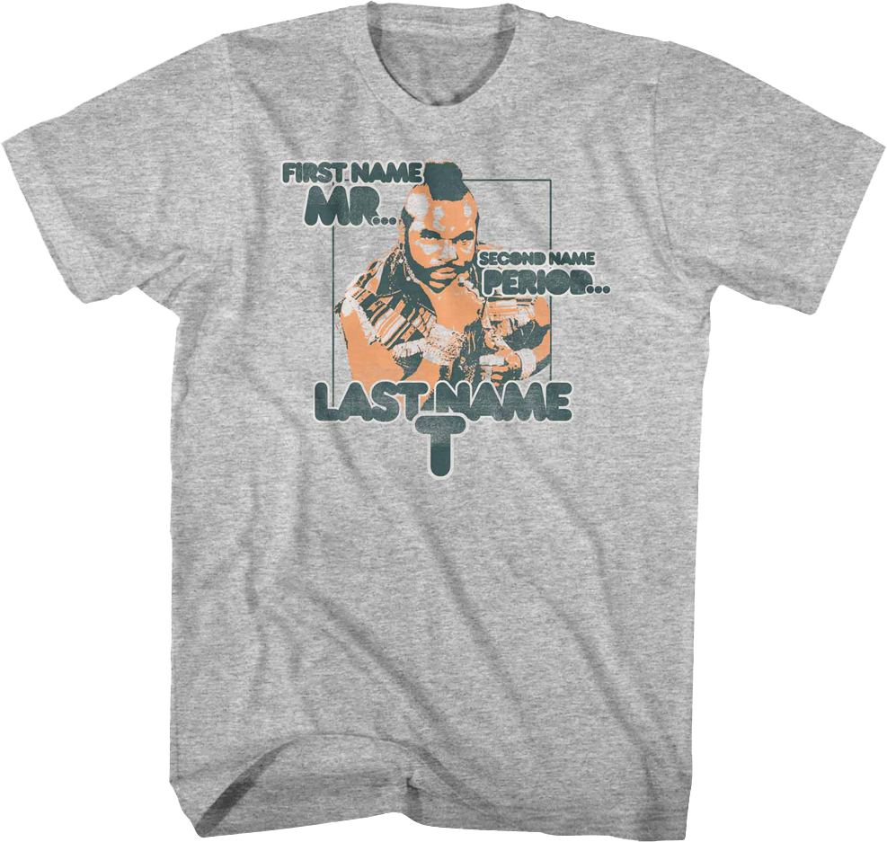 Spell Check Mr. T Shirt