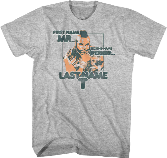 Spell Check Mr. T Shirt