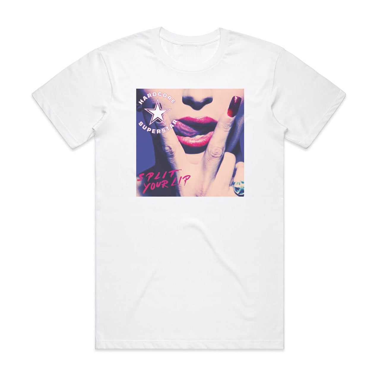 Hardcore Superstar Split Your Lip T-Shirt White