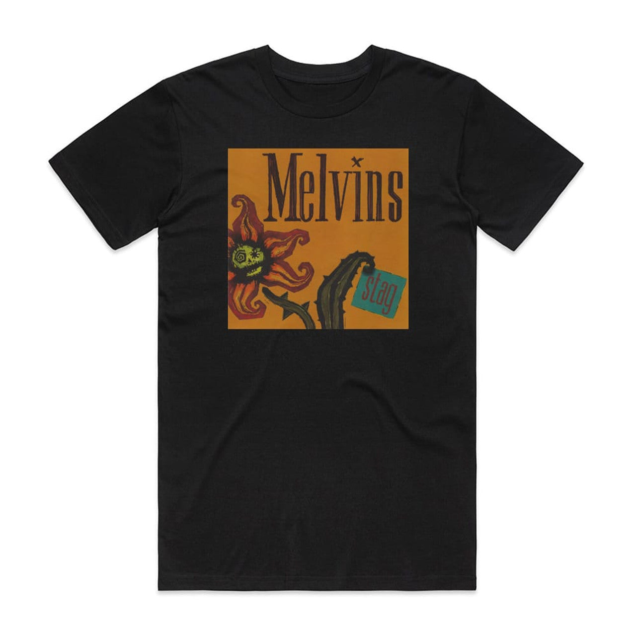 Melvins Stag T-Shirt Black