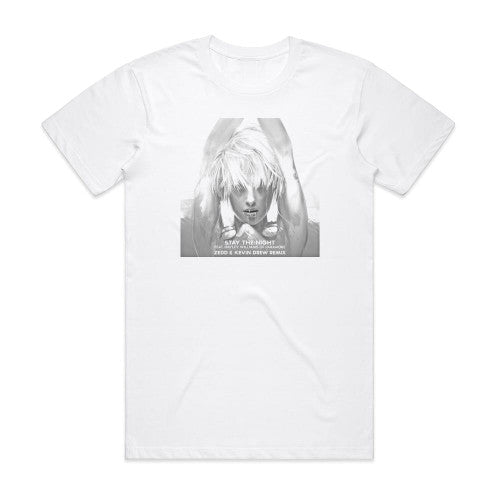 Zedd Stay The Night Zedd Kevin Drew Remix Album Cover T-Shirt White