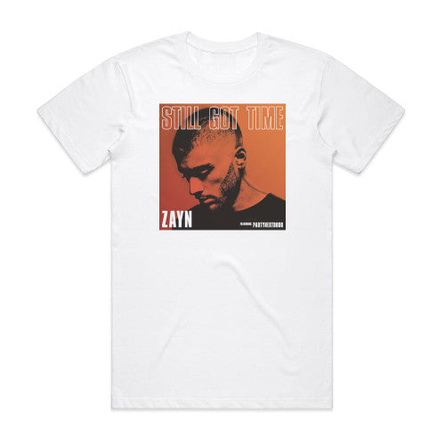 ZAYN Still Got Time Album Cover T-Shirt White