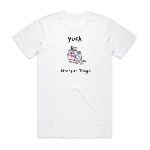 Yuck Stranger Things Album Cover T-Shirt White