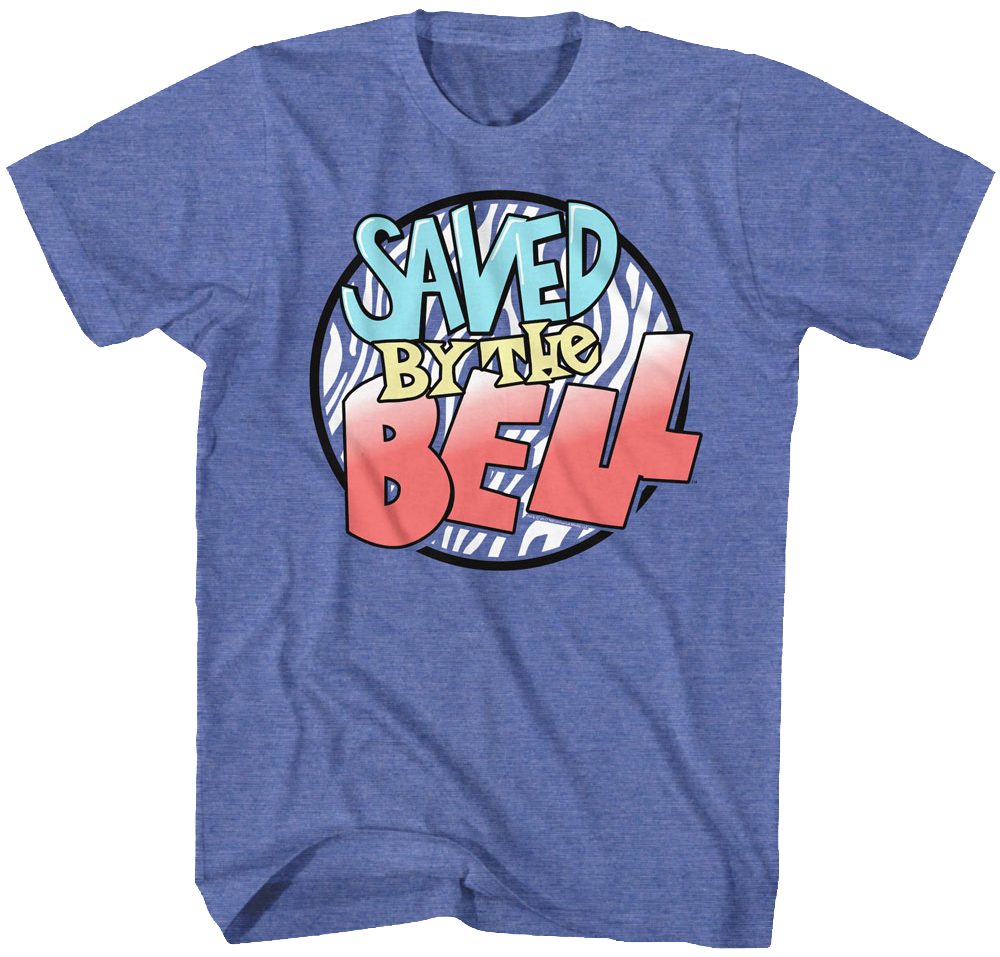 Striped Logo Saved By The Bell T-Shirt