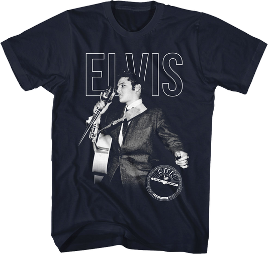 Sun Records Microphone Elvis Presley T-Shirt