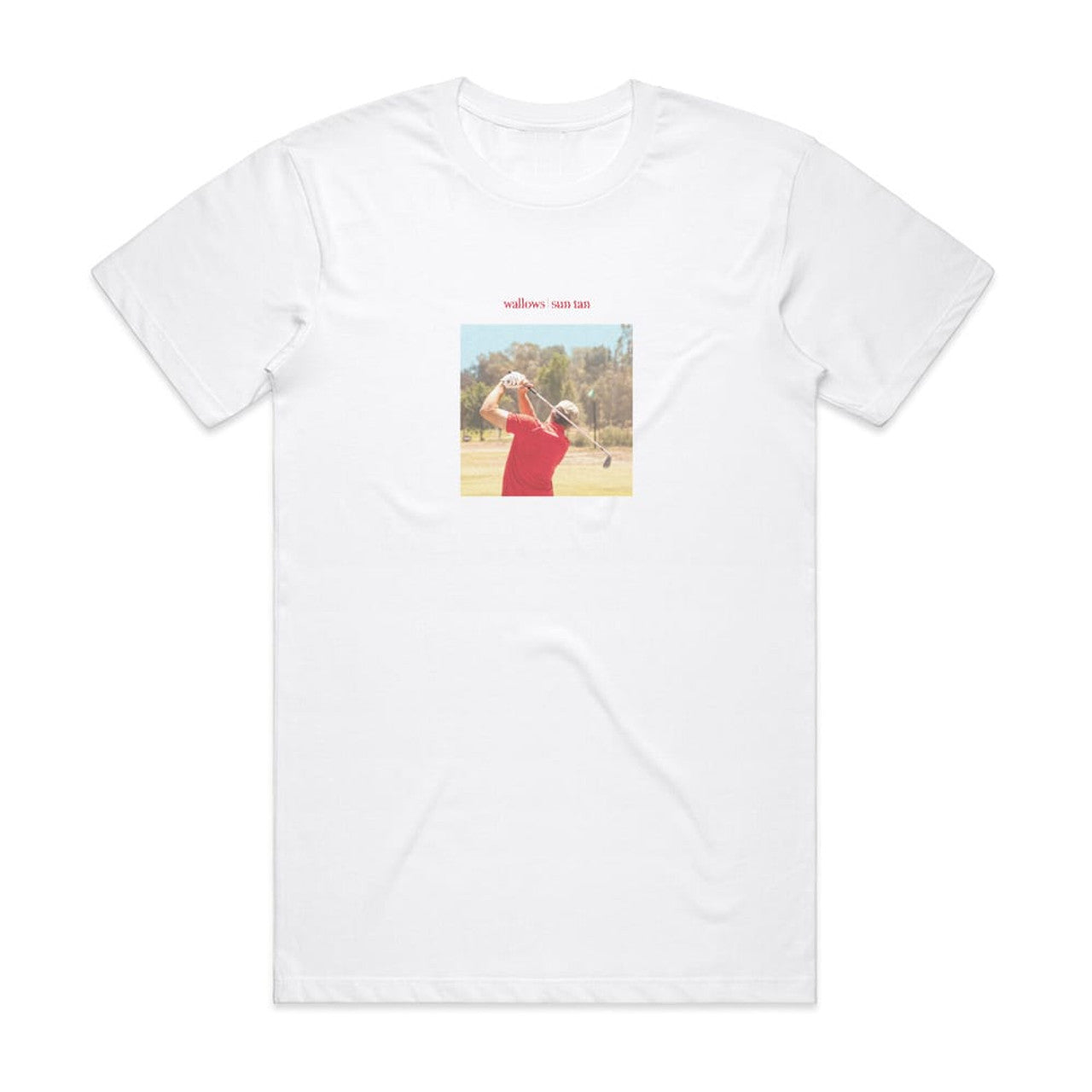Wallows Sun Tan T-Shirt White