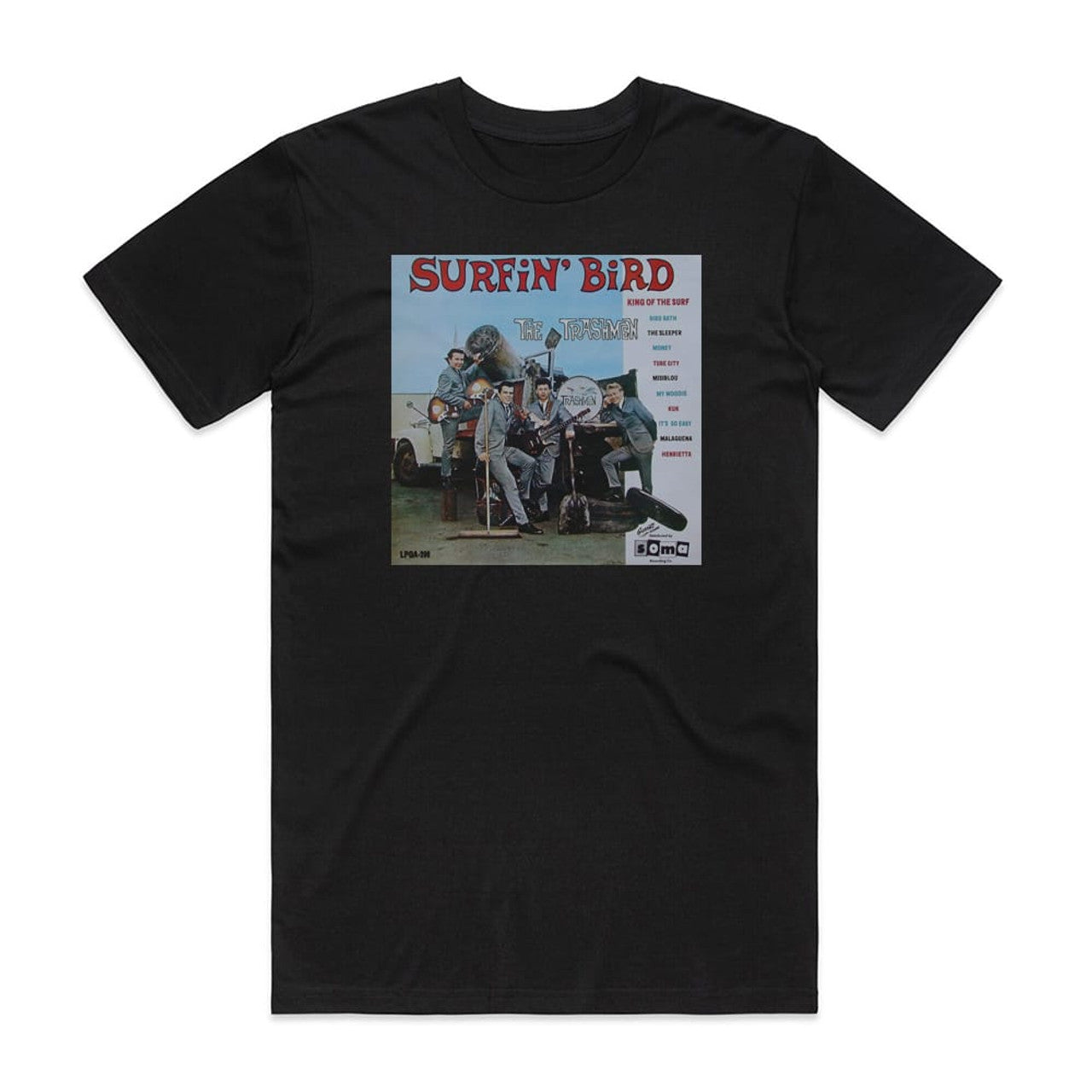The Trashmen Surfin Bird T-Shirt Black
