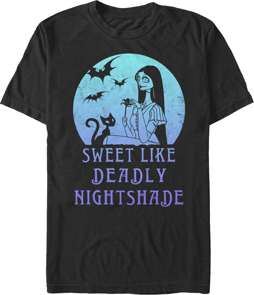 Sweet Like Deadly Nightshade Nightmare Before Christmas T-Shirt